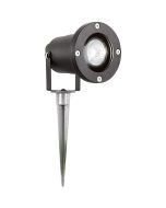 Searchlight Spikey EU5001BK-LED zwarte tuinspot