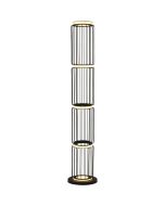 Searchlight Circulo EU54211-1BK zwart metalen vloerlamp