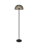 Searchlight Honeycomb EU6849BGO zwart met goudkleurige vloerlamp