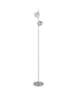 Vloerlamp Tully staal 142cm