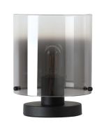 Searchlight Zweden EU88913-1BK rookglazen tafellamp