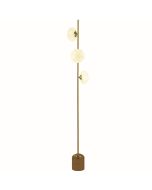 Searchlight Pebble EU94040-3GO goudkleurige vloerlamp