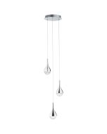 Brilliant Frizzante G93423/15 hanglamp chroom 