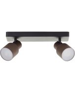Brilliant Cadiz G01413/76 zwart met koffiebruine spot