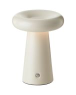 Batterijlamp Muffin beige 19cm