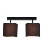 Brilliant Sandra G85029/06 plafondlamp zwart