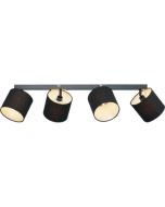 Brilliant Sandra G85031/06 plafondlamp zwart