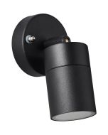 Brilliant Jandy 90965A06 mat zwart kantelbaar buiten spotje