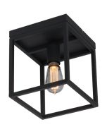 Plafondlamp Novanta zwart 22cm