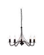 Trio Country R1198-24 kroonluchter bruin