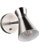 Trio Enzo R20781707 mat staal kleurige wandspot