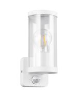 Reality Bonito R21599131 mat witte buitenlamp met bewegingsmelder