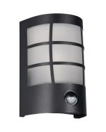 Reality Sintra R26459132 zwarte buitenlamp met bewegingsmelder