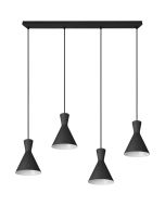 Trio Enzo R30784032 mat zwarte hanglamp
