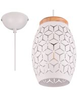 Trio Bidar R31571031 hanglamp van metaal en hout