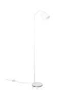 Reality Buddy R41721031 witte vloerlamp met kapje van textiel