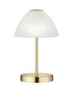 Tafellamp Queen messing 24cm