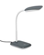 Bureaulamp Boa grijs 36cm