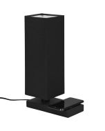 Reality Haley R59100132 zwarte tafellamp met inductief laadstation
