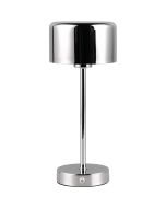 Trio Jeff R59151106 chromen tafellamp op batterijen