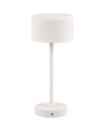 Trio Jeff R59151131 mat witte tafellamp op batterijen