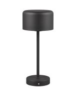 Trio Jeff R59151132 mat zwarte tafellamp op batterijen