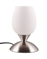 Trio Cup R59441007 mat staal kleurig tafellampje