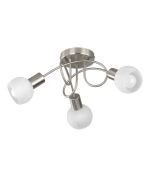 Trio Antibes R60173007 plafonnière nikkel