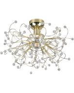 Trio Gloria R61311003 goud kleurige plafondlamp