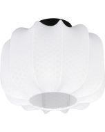 Casalum Madleine R61971001 plafonniere van wit textiel