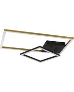 Trio Padella R62642108 mat messing plafondlamp