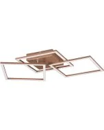Trio Trail R64493165 koffie kleurige plafondlamp