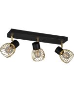 Trio Ardon R81383080 zwart met gouden spot