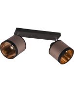 Trio Davos R81552041 spot met taupe kapjes