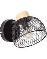Brilliant Thuy 99742/76 mat zwarte wandlamp