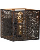 Freelight Avola zwart gouden wandlamp