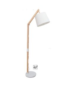 Brilliant Carlyn 09958A75 vloerlamp wit