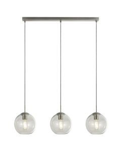 Searchlight Balls 1033-3CL hanglamp met drie helder glazen bollen