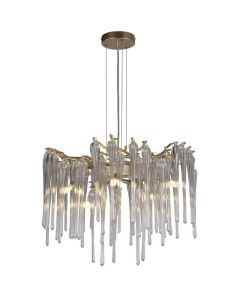 Searchlight Heritage 10425-5GO goud kleurige kroonluchter