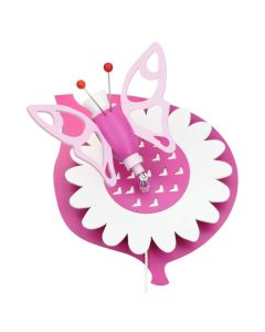 Wandlamp Vlinder roze