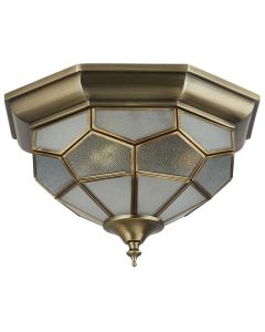 Searchlight Pisa 1243-12 antiek bronzen plafonniere