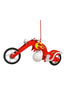 Hanglamp Chopper rood 65cm