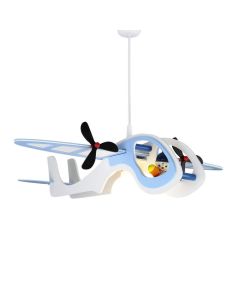 Hanglamp Vliegtuig Joe blauw