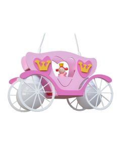 Hanglamp Koets prinses roze