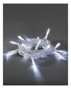 Konstsmide lichtsnoer 20 koel witte LEDs op batterij 1408-203