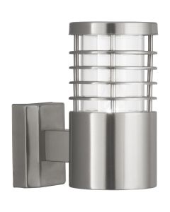 Searchlight Louvre 1555SS staal kleurige wandlamp