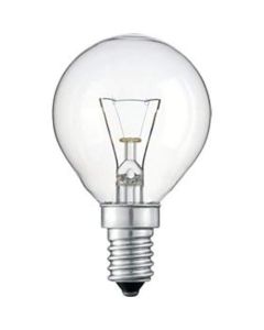 P45 E14 gloeilamp kogel 25w helder