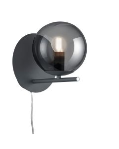 Trio Pure 202000142 rookglazen wandlamp