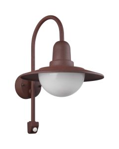 Sensorlamp Norman roest 45cm
