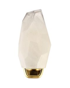 Searchlight Rocky 23142-1SB messing geborsteld glazen wandlamp